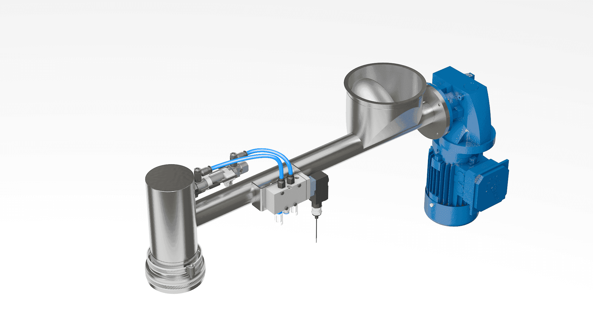 Shaftless screw conveyors