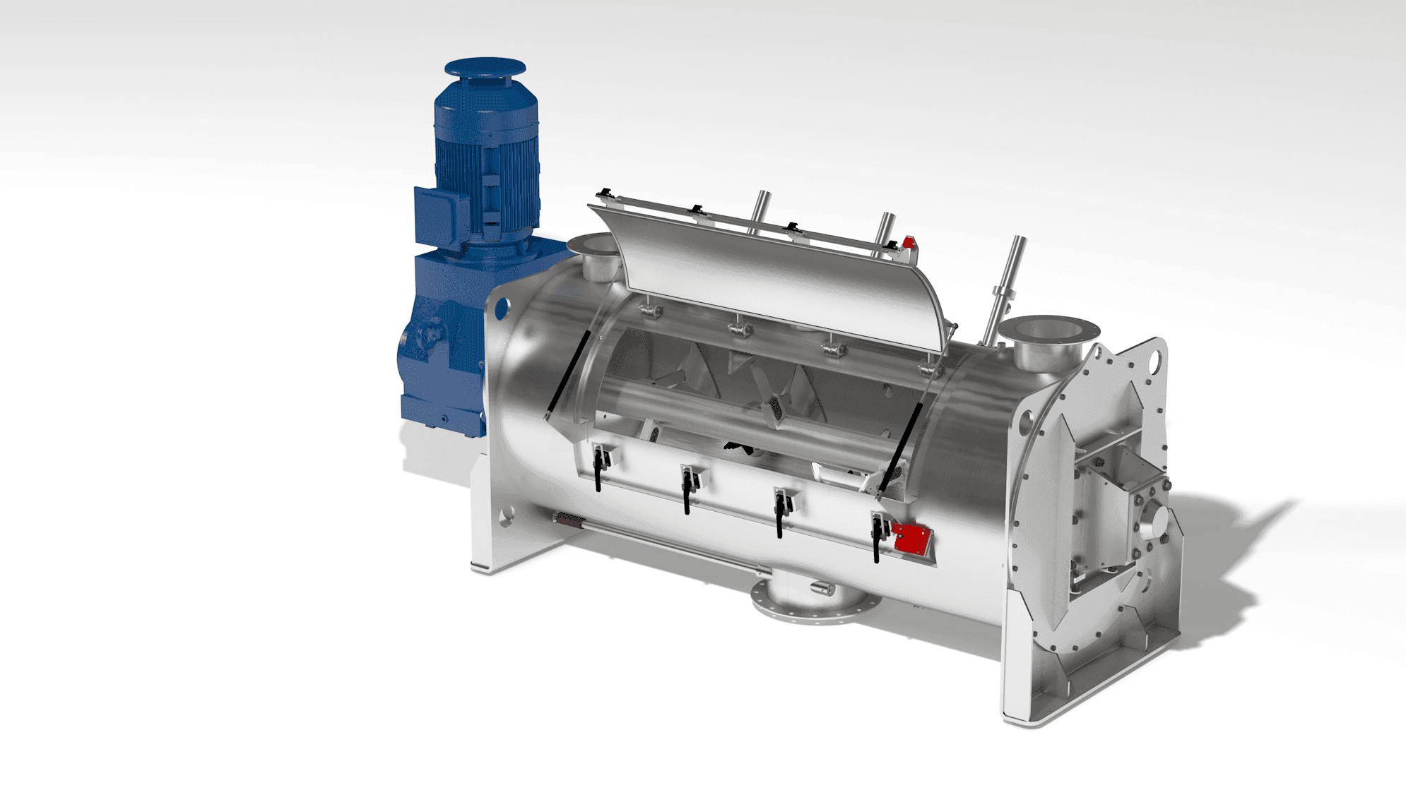 Horizontal mixer