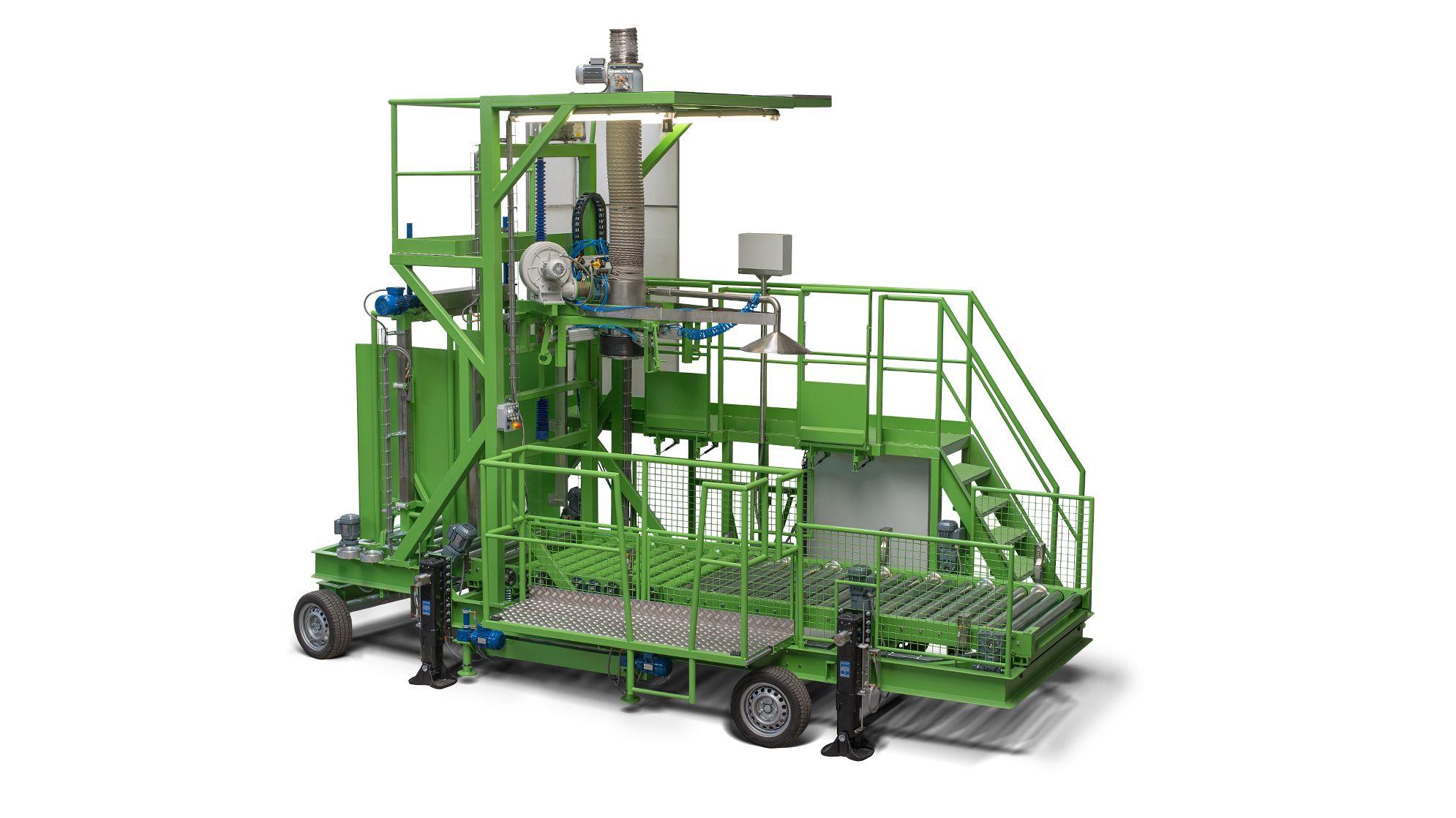 Mobile BIG-BAG filling station