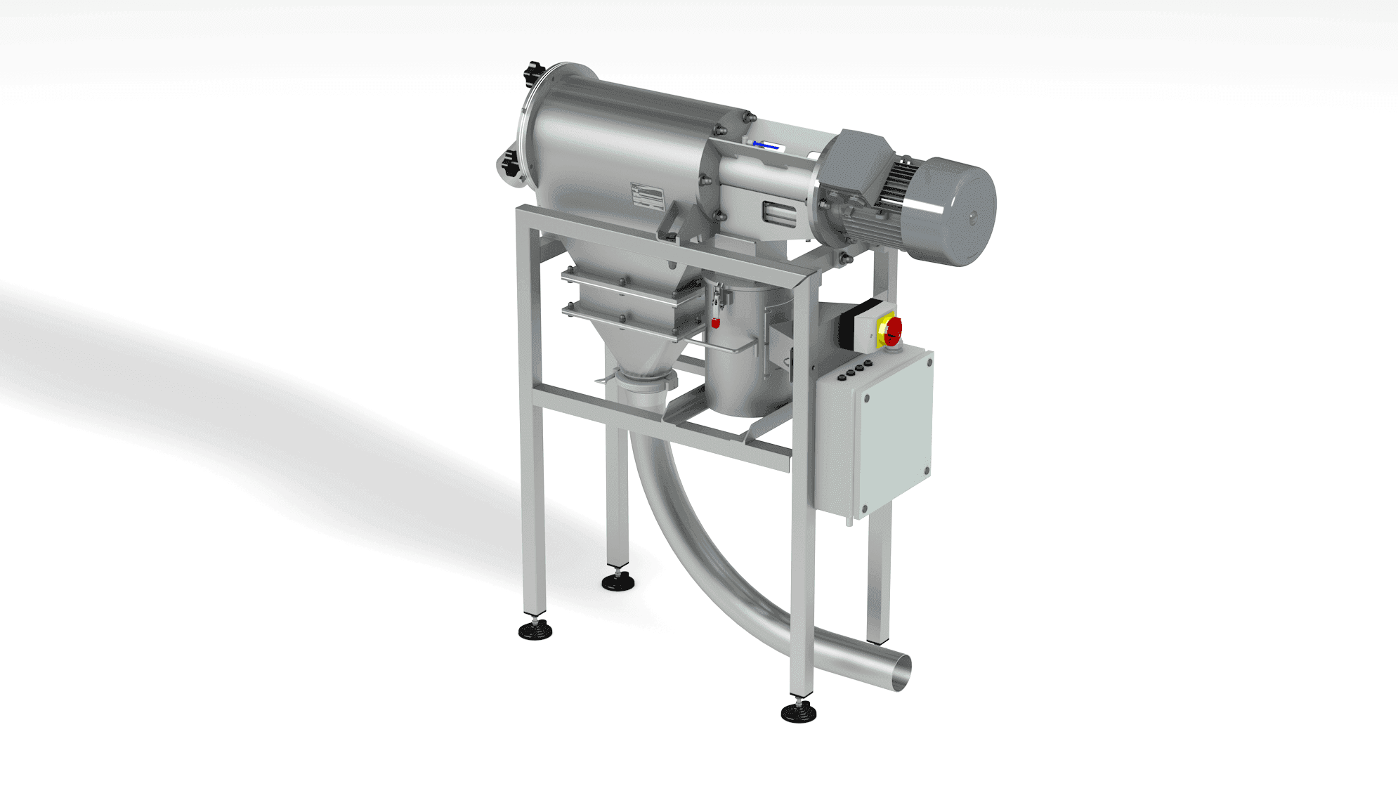 Centrifugal rotary sieve machine