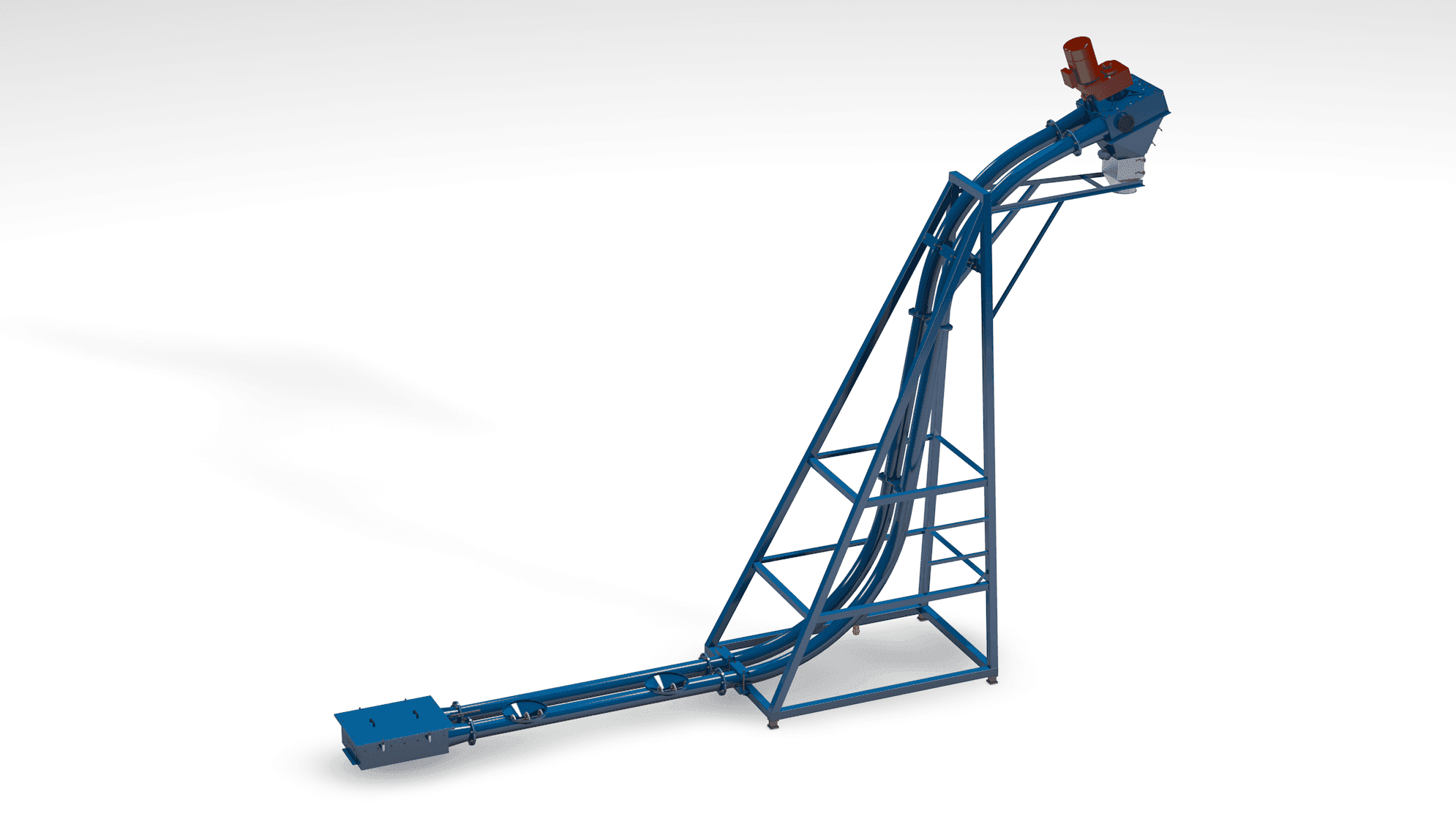 Tubular chain conveyor