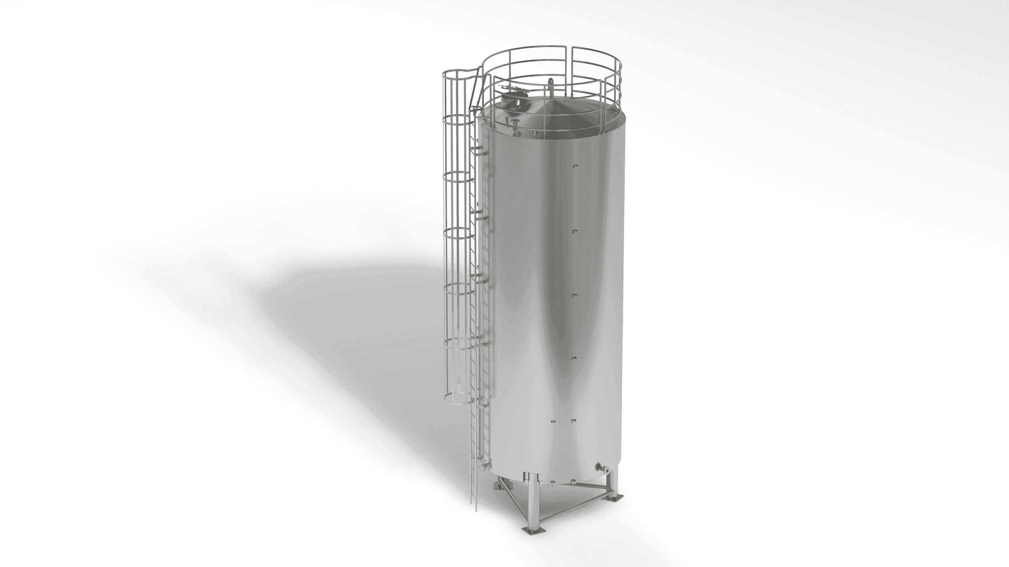  Silos mit Unterkonstruktion