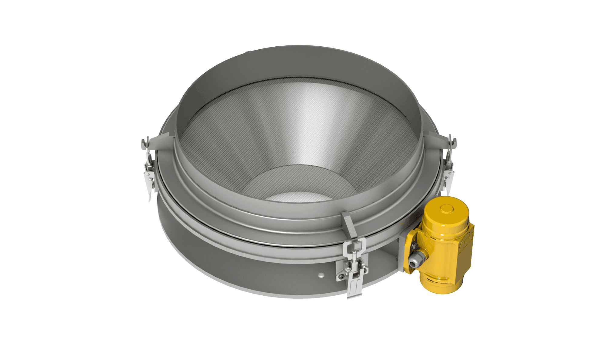 Circular vibrating sieve machine
